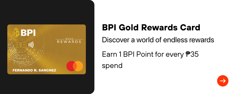 BPI Gold Rewards Mastercard